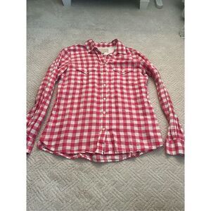 EUC Banana Republic Soft Wash Linen/Cotton Shirt